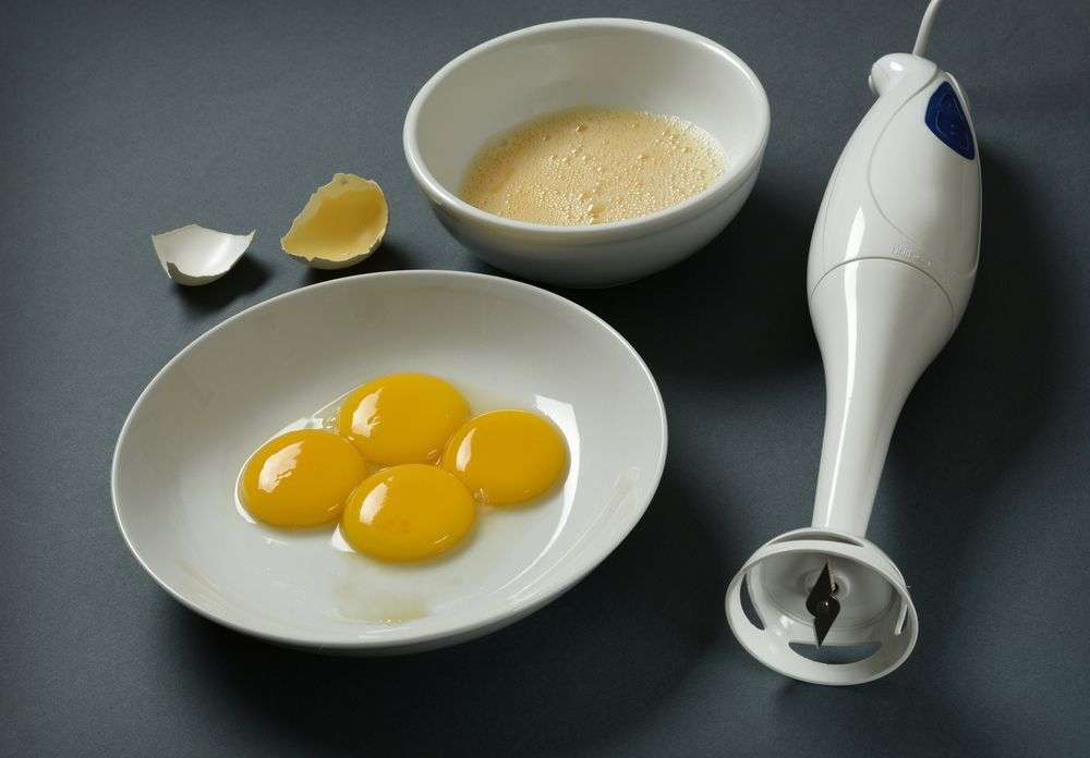 Frullatore con uova