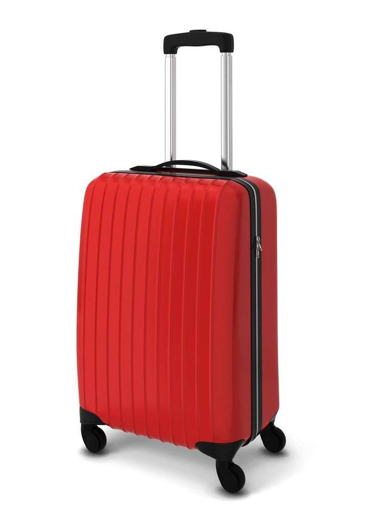 generico trolley rosso per bagaglio a mano