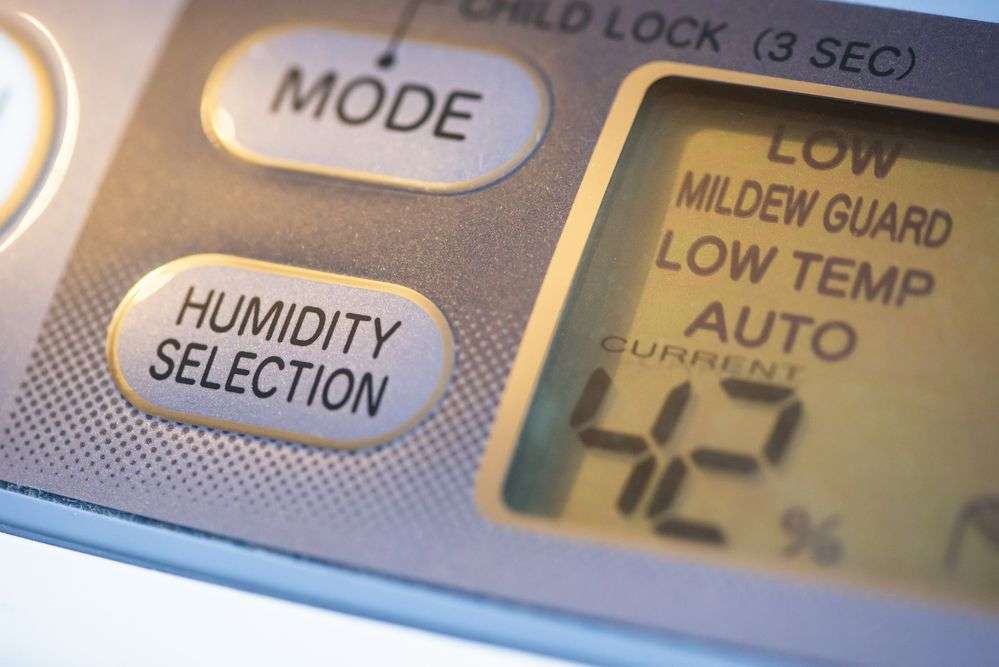 fotografia di un display di un raffrescatore evaporativo